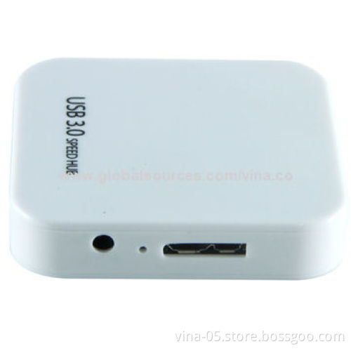 USB3.0 Hub 4 Ports, Compatible with Microsoft's Windows 95/98/ME/2000/XP/Vista